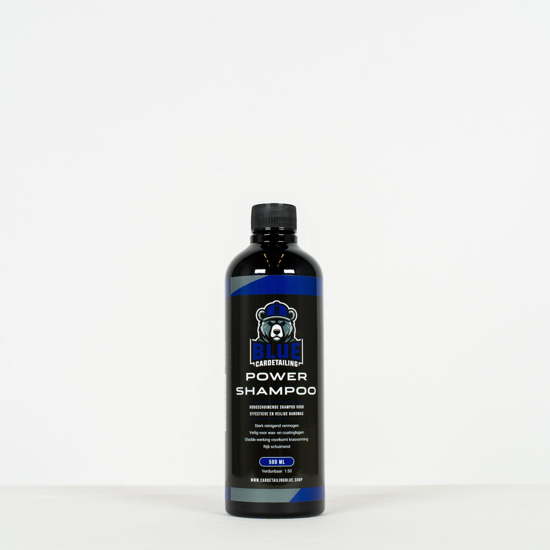 Power Shampoo 500ml fles auto shampoo Cardetailing Blue